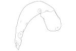 2076900430 - : Wheelhouse Liner for Mercedes-Benz Image