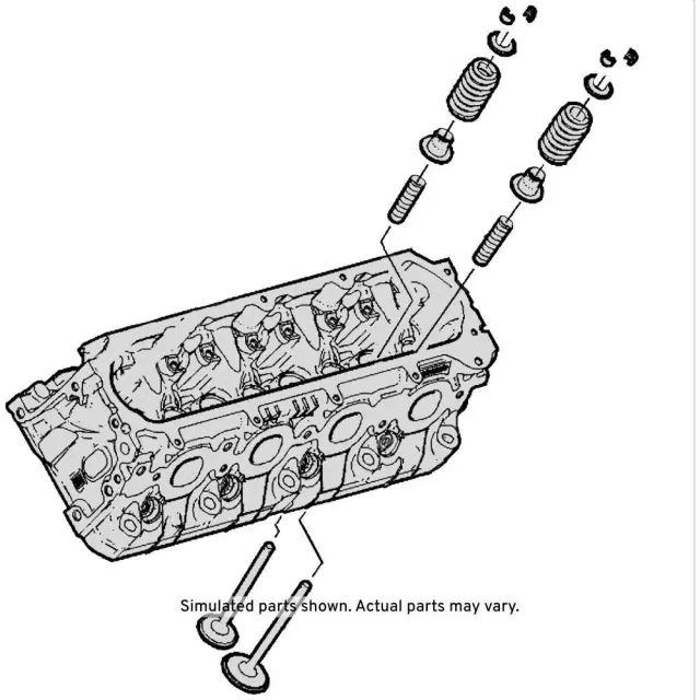 12724881 - : F Head for Chevrolet: Express 2500, Express 3500, Silverado 2500 HD, Silverado 3500 HD | GMC: Savana 2500, Savana 3500, Sierra 2500 HD, Sierra 3500 HD Image