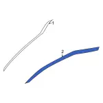 LR3Z6320001AA - Body: Stripe Tape for Ford: Mustang Image