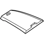 FA1Z18978BD - Body: Speaker Grille for Lincoln: MKX, Nautilus Image