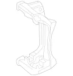 247423240064 - Brakes: Brake Carrier for Mercedes-Benz Image