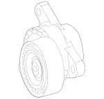 2762000370 - : Belt Tensioner for Mercedes-Benz Image