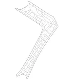 17269012009H23 - Body: Pillar Trim for Mercedes-Benz Image