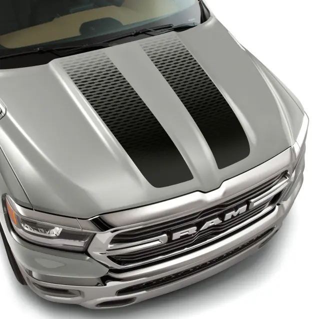 82215535AC - Exterior Accessories: Black Hood Graphic - Standard Hood for Mopar Image