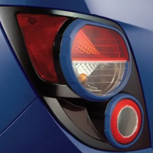 95351693 - Exterior: Rear Tail Lamp Trim Rings - Blue for Chevrolet: Sonic Image
