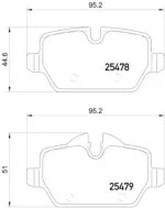 355020111 - : Disc Brake Pad Set for Hella Pagid Image