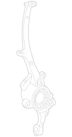 2113306320 - : Steering Knuckle for Mercedes-Benz: E500 Image