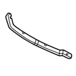 XW4Z5420531BA - Body: Front Weather-strip for Lincoln: LS Image