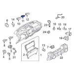 ML3Z13D730MB - Body: Hazard Switch for Ford Image