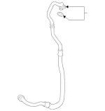 222500128864 - : Feed Line for Mercedes-Benz Image