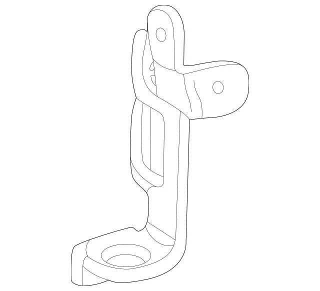 1705000431 - Cooling System: Inter-cooler Bracket for Mercedes-Benz Image