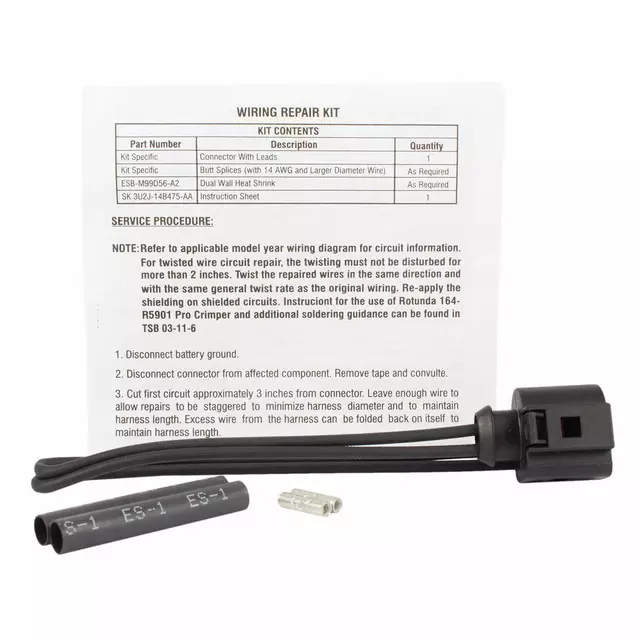 3U2Z14S411ZLB - : Wire Assembly for Ford Image