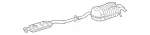 2094904821 - Exhaust System: Exhaust Pipe for Mercedes-Benz: CLK550 Image