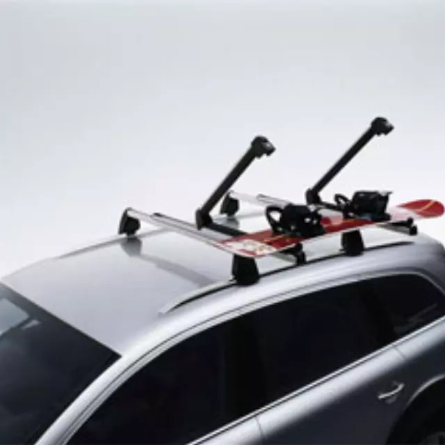 1T0071129 - Hauling: Snowboard / Wakeboard / Ski Attachment Deluxe for Volkswagen: Arteon, Atlas, Beetle, CC, e-Golf, Golf, Golf Alltrack, Golf SportWagen, GTI, Jetta, Passat, Rabbit, Tiguan, Tiguan Limited, Touareg Image