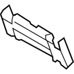 9L1Z78600A46DA - Body: Front Cover for Ford: Expedition | Lincoln: Navigator Image