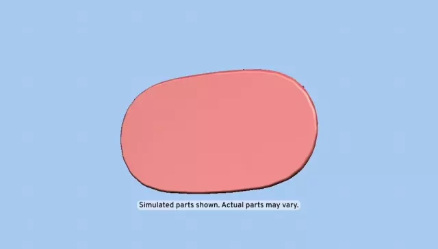 15925051 - Body: Lock Pillar Trim Hole Cover for Chevrolet: Suburban 1500, Suburban 2500 | GMC: Yukon XL 1500, Yukon XL 2500 Image