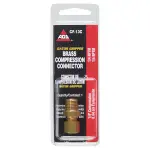 CF13B - : Brass Compression Connector, 1/4 Tube, Male (1/4-18 NPT), 1/bag for AGS Image