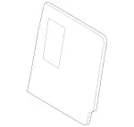 16692300007M79 - Body: Seat Back Panel for Mercedes-Benz Image