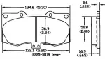 13054207 - : Disc Brake Pad Set for OmniParts Image