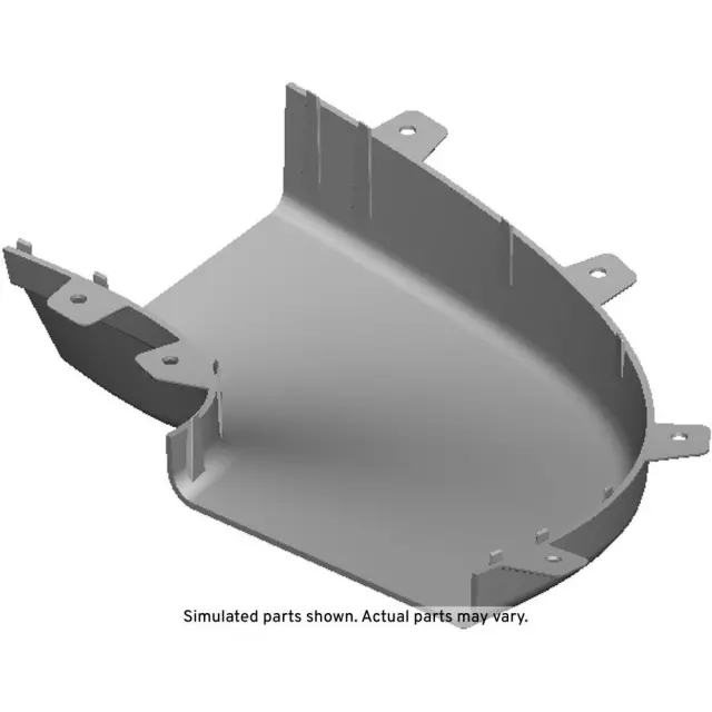 84926351 - : Rear Driver Side Brake Rotor Cooling Duct Deflector for GM Image