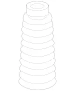 2033200844 - Springs, Suspension and Hydraulics: Rubber Bumper for Mercedes-Benz Image