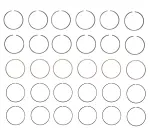 S89216STD - : Engine Piston Ring Set for Enginetech Image