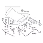 KT1Z16826B - Body: Support Rod for Ford: Transit Connect Image