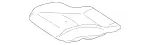 2169102150 - Driver Seat: Padding, Frt. Seat Cush for Mercedes-Benz Image