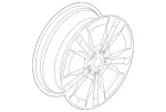 20540129027X23 - Suspension: Wheel, Alloy for Mercedes-Benz Image