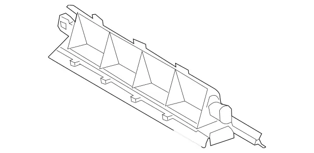 2315051530 - Radiator: Air Ducting for Radiator for Mercedes-Benz: SL550, SLC300, SLC43 AMG, SLK300 Image image