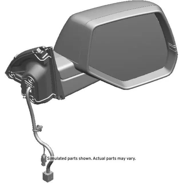 84930566 - : Black Passenger Side Door Mirror Housing for GM Image