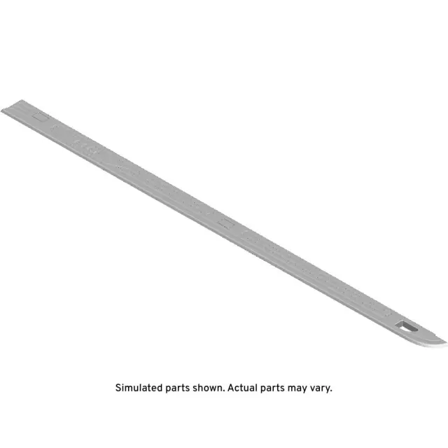 84167962 - : Black Driver Side Pickup Box Side Upper Molding for Chevrolet: Silverado 3500 HD | GMC: Sierra 2500 HD, Sierra 3500 HD Image