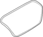 8483050J00 - Body: Weatherstrip for INFINITI: G20 Image image