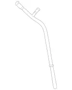 1110101066 - Engine: Tube for Mercedes-Benz Image