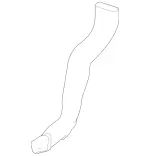 2518313645 - Heating and Ventilation: Duct for Mercedes-Benz: R320, R350, R500 Image