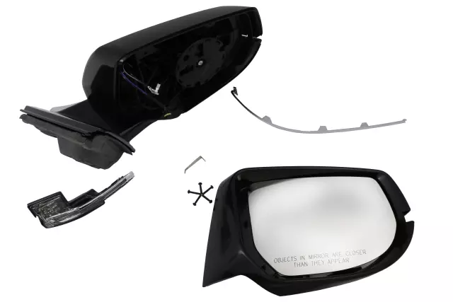 23499282 - : Part# 23499282 Passenger Side Door Mirror Kit with Housing, Molding, Cover, Bezel, and Bolts for Cadillac: XTS Image