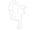 2165051530 - Radiator: Air Duct for Mercedes-Benz: CL65 AMG Image