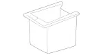 16368313759A96 - Body: Storage Box for Mercedes-Benz Image