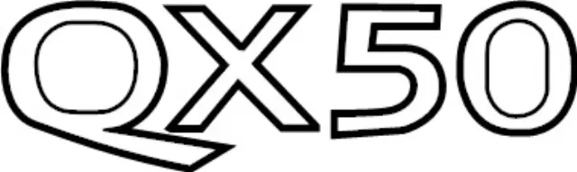 848909CN0B - Body: Nameplate for INFINITI: QX50 Image