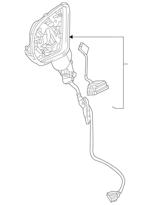 2388107800 - Front Doors: Mirror Frame for Mercedes-Benz: E400, E450, E53 AMG Image image