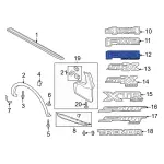 MB3Z21290D12LA - : Decal for Ford: Ranger Image