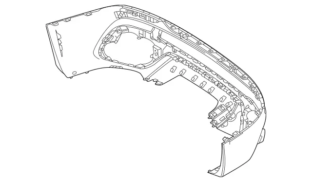 2478858702 - Attachment Parts: Trim, Bumper for Mercedes-Benz: GLB250, GLB35 AMG Image image