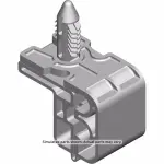 22808443 - : Rear Brake Front Pipe Clip for GM Image