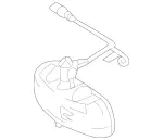 25381007009051 - : Mirror Inside - Front Rear - Black for Mercedes-Benz Image