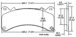 13054350 - : Disc Brake Pad Set for OmniParts Image