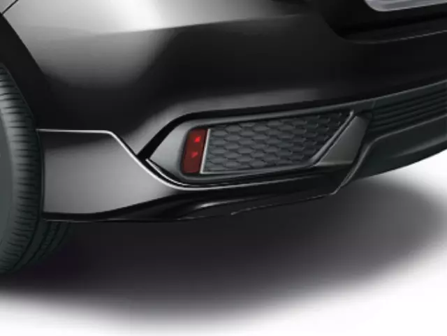 8F03TBG111 - Exterior: 2016 2017 Honda Civic - Spoiler Rear Under-Body *NH731P* (Crystal Black Pearl) for Honda: Civic Image