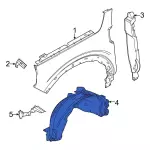 M1PZ16103B - : Fender Liner for Ford Image