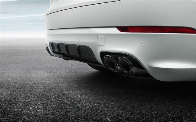 9Y0044200G - : Sports Tailpipes - Black for Porsche: Cayenne Image