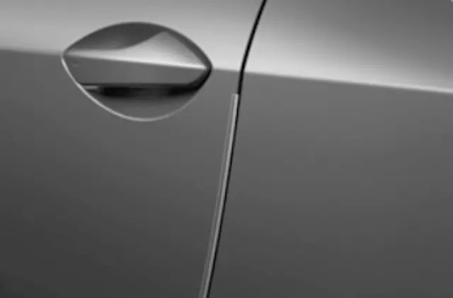 PT9362415021 - Exterior: Door Edge Guards - 01J2 - Liquid Platinum for Lexus: RC F, RC Turbo, RC200t, RC300, RC350 Image