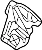 76774AG000 - Body: Seat Support for Infiniti Image